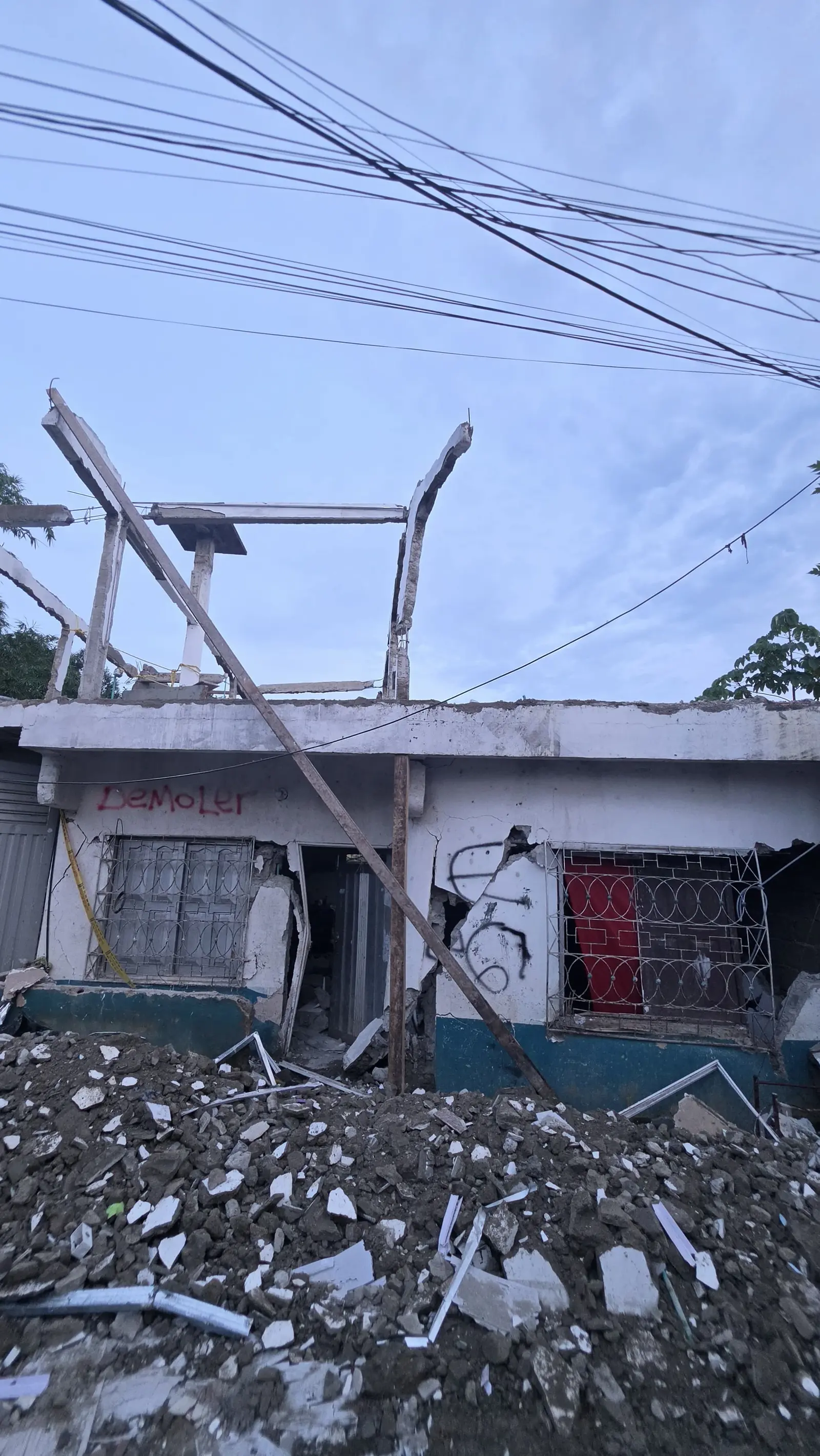Así va el avance en la casa de Nilsa
