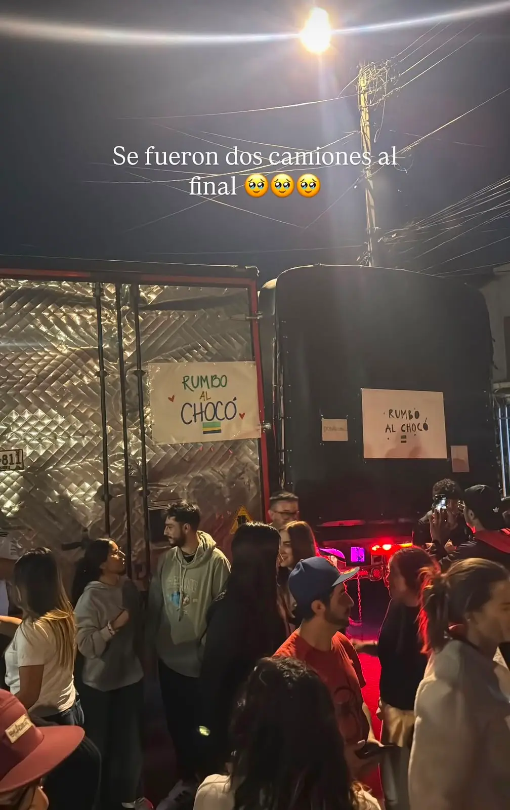 Salieron los camiones de ayuda hacia el Chocó