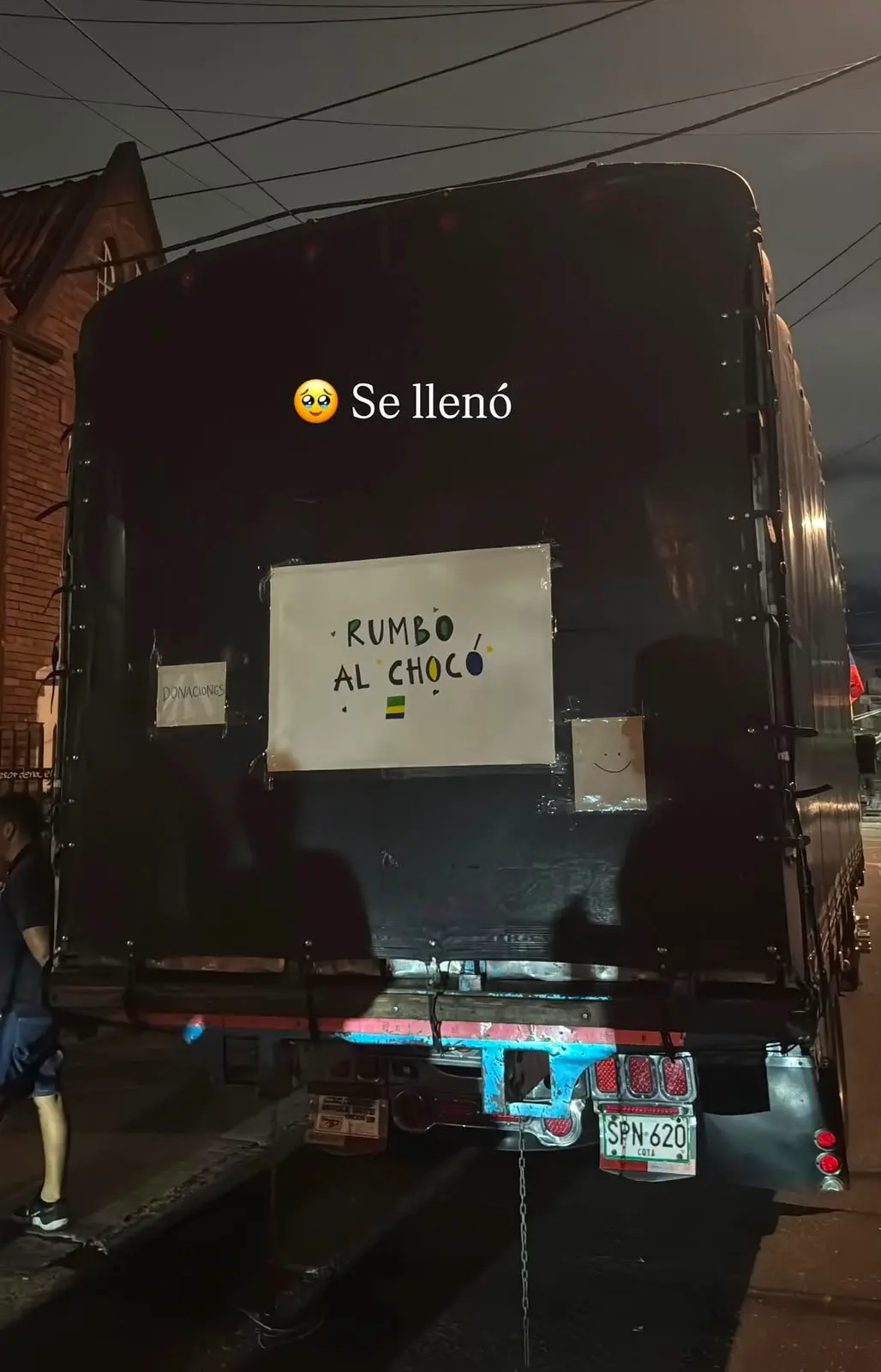 Salieron los camiones de ayuda hacia el Chocó